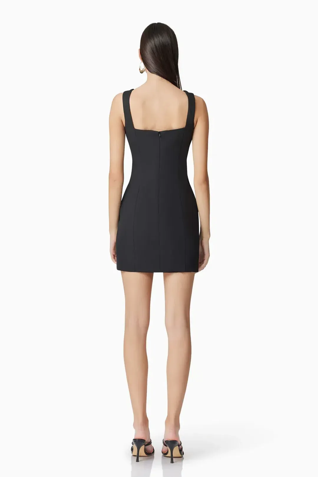 Elliatt Trompe 3D Floral Mini Dress in Black   Size XS/AU 6 for rent on The Volte - main image