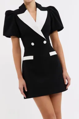Rebecca Vallance Emma Mini Dress Black Size 8 for rent on The Volte - image 4