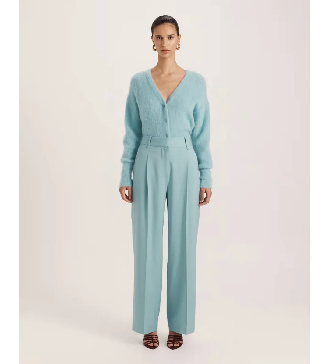 Saba Suki Wide Leg Pant Seafoam Size 12 for rent on The Volte - main image