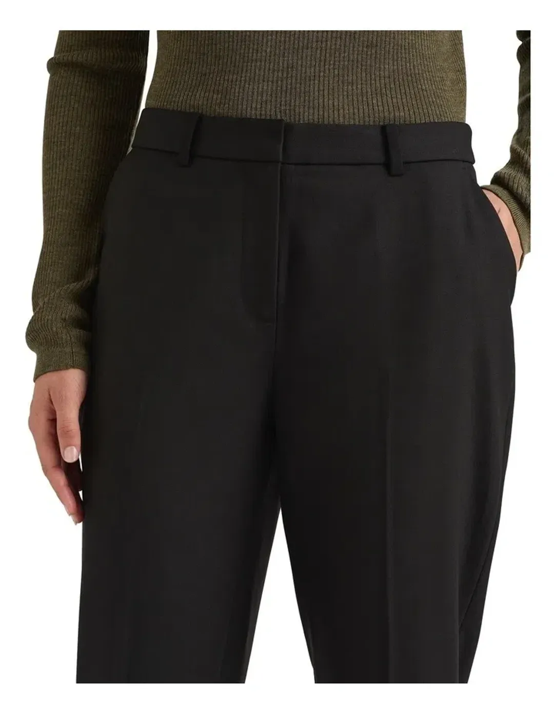 David Lawrence Celeste Tapred Pant Black Size 12 for rent on The Volte - main image