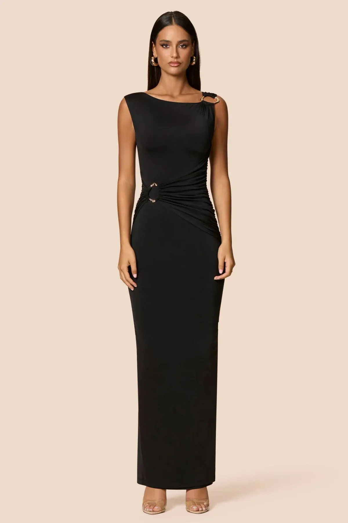 Love Nookie Kaia Maxi Dress Black Size 12 for rent on The Volte - main image
