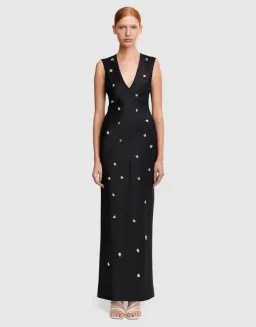 Acler Pattison Maxi Dress in Black Size 10 for rent on The Volte - image 1