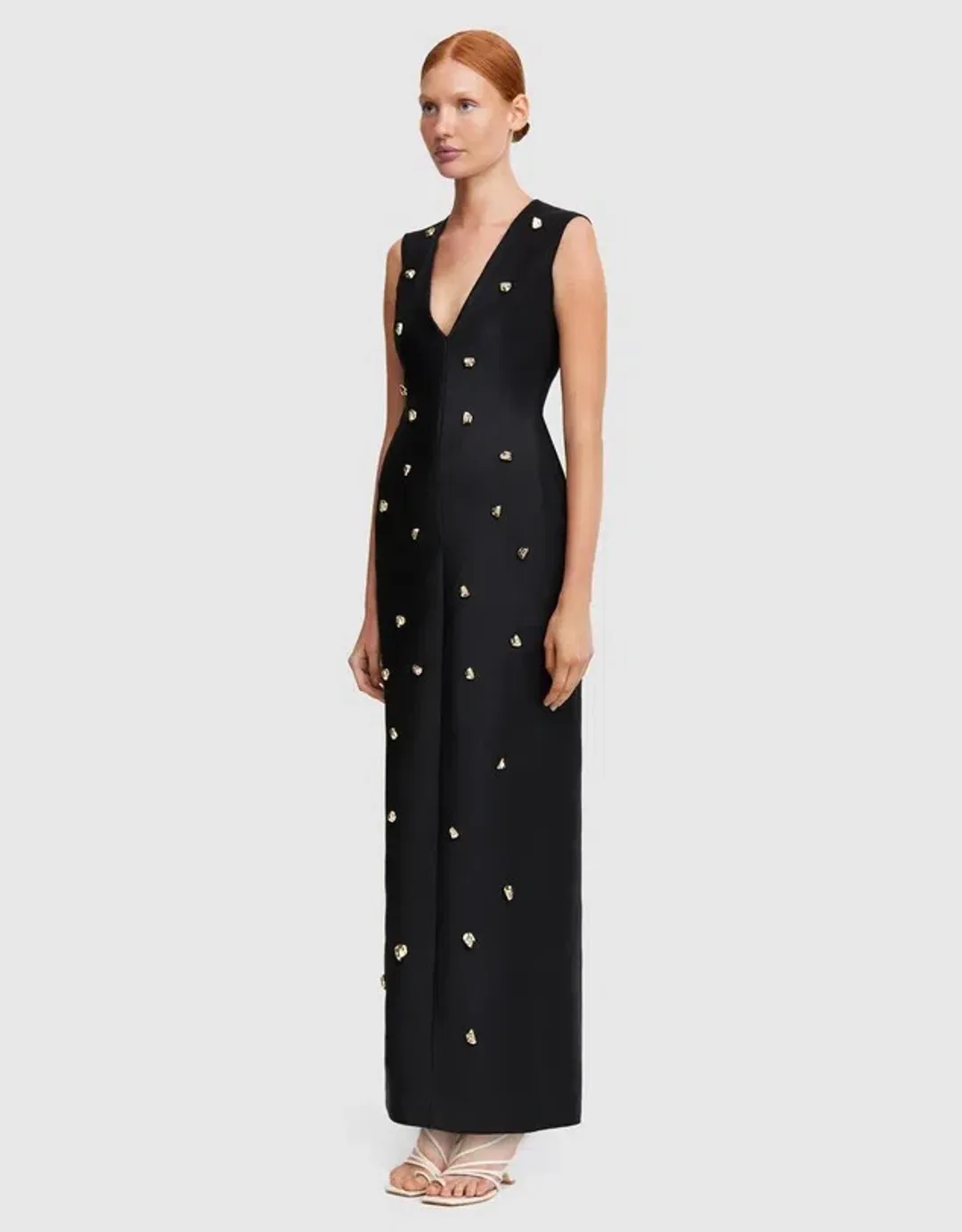 Acler Pattison Maxi Dress in Black Size 10 for rent on The Volte - main image