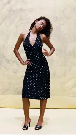 Realisation Par The Sadie Midi dress in Petite Spot Size 8/S for rent on The Volte - image 3