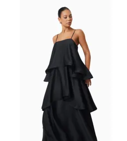 Elliatt Tilly Tiered Maxi Dress Black Size 10 for rent on The Volte - image 5