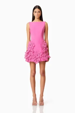Elliatt Janelle Mini Dress in Pink Size AU 14  for rent on The Volte - image 3