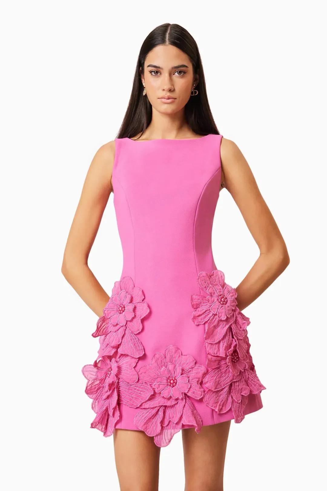 Elliatt Janelle Mini Dress in Pink Size AU 14  for rent on The Volte - main image
