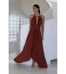 L'Idee Boheme Gown Terracotta Size AU 8 for rent on The Volte - image 1