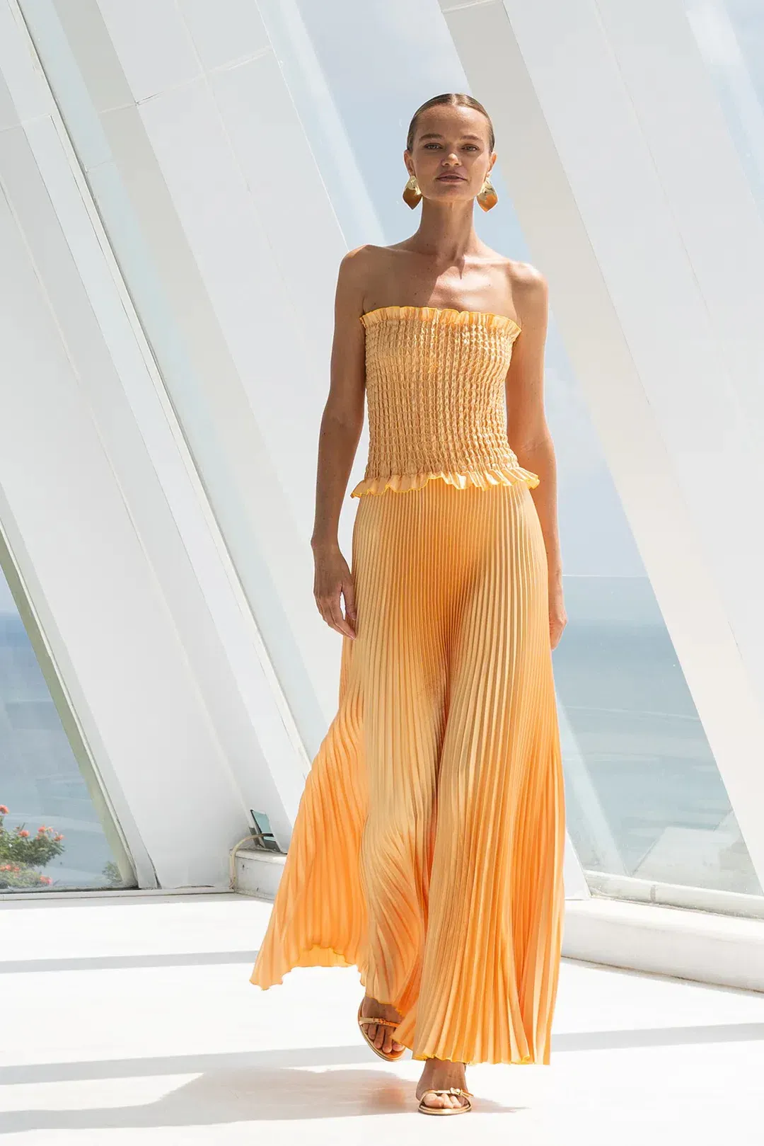 L'ldee Maya Gown in Sorbet Size AU6 for rent on The Volte - main image