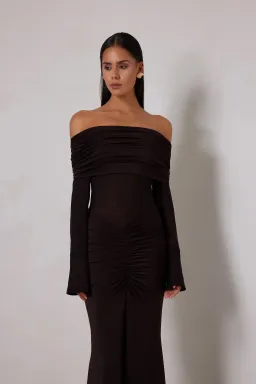 Elle Zeitoune Paige Maxi Espresso Size 8 for rent on The Volte - image 3