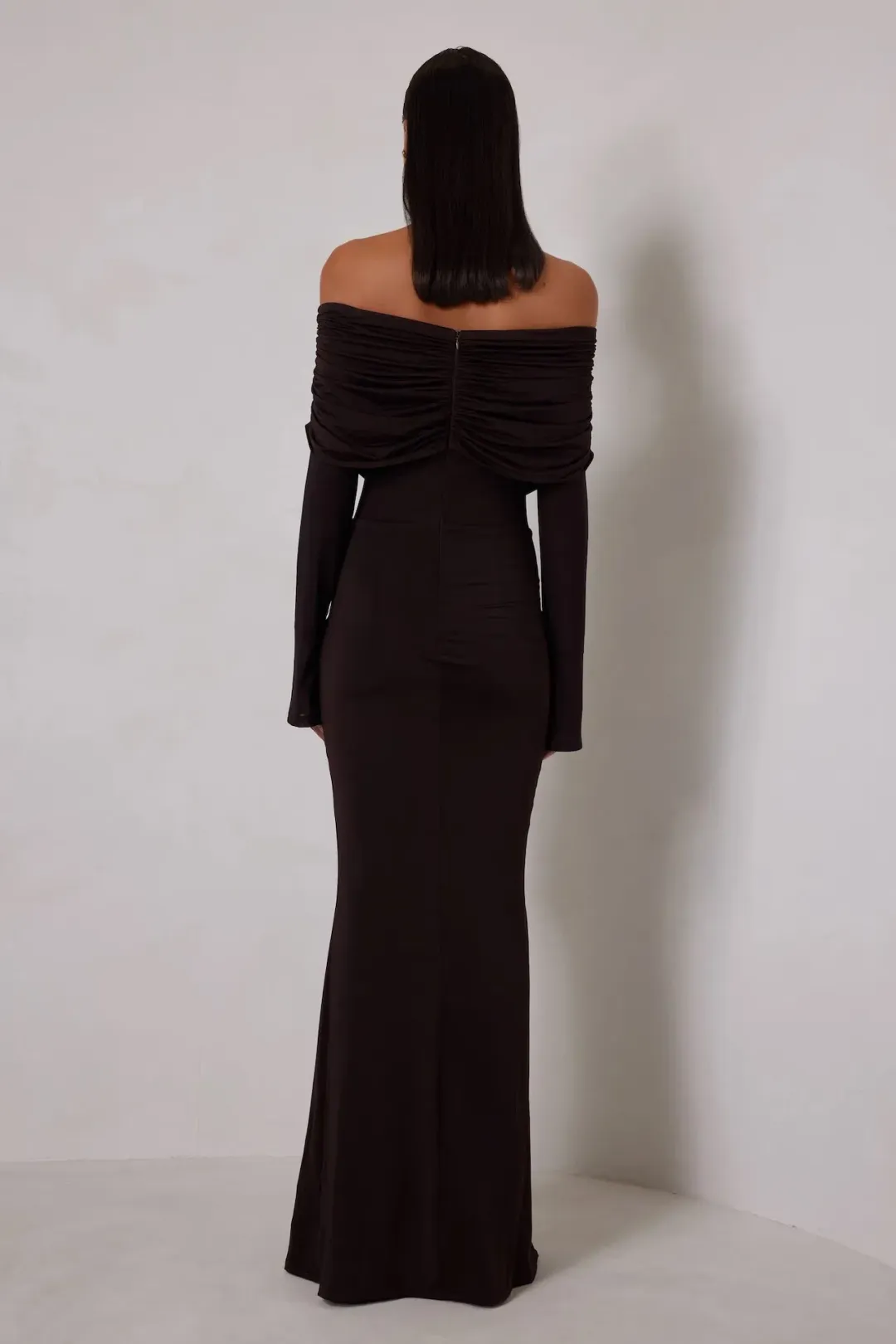 Elle Zeitoune Paige Maxi Espresso Size 8 for rent on The Volte - main image
