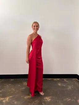 Elle Zeitoune Rhea Maxi Gown in Wine Size AU 14 for rent on The Volte - image 5