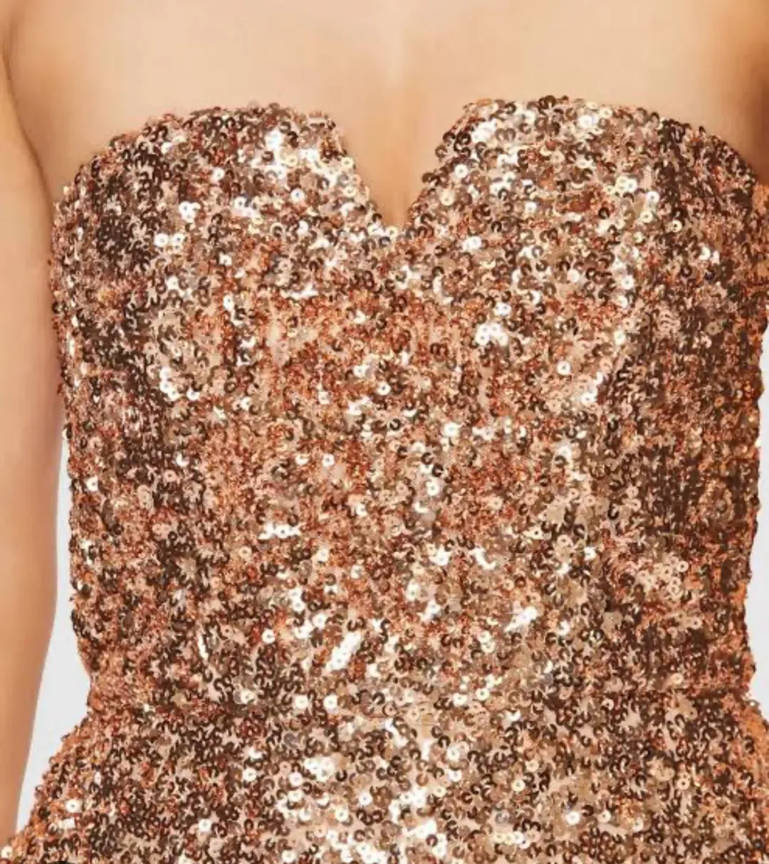 Pilgrim Gianina Sequin Gown Sequin Size 6 for rent on The Volte - main image