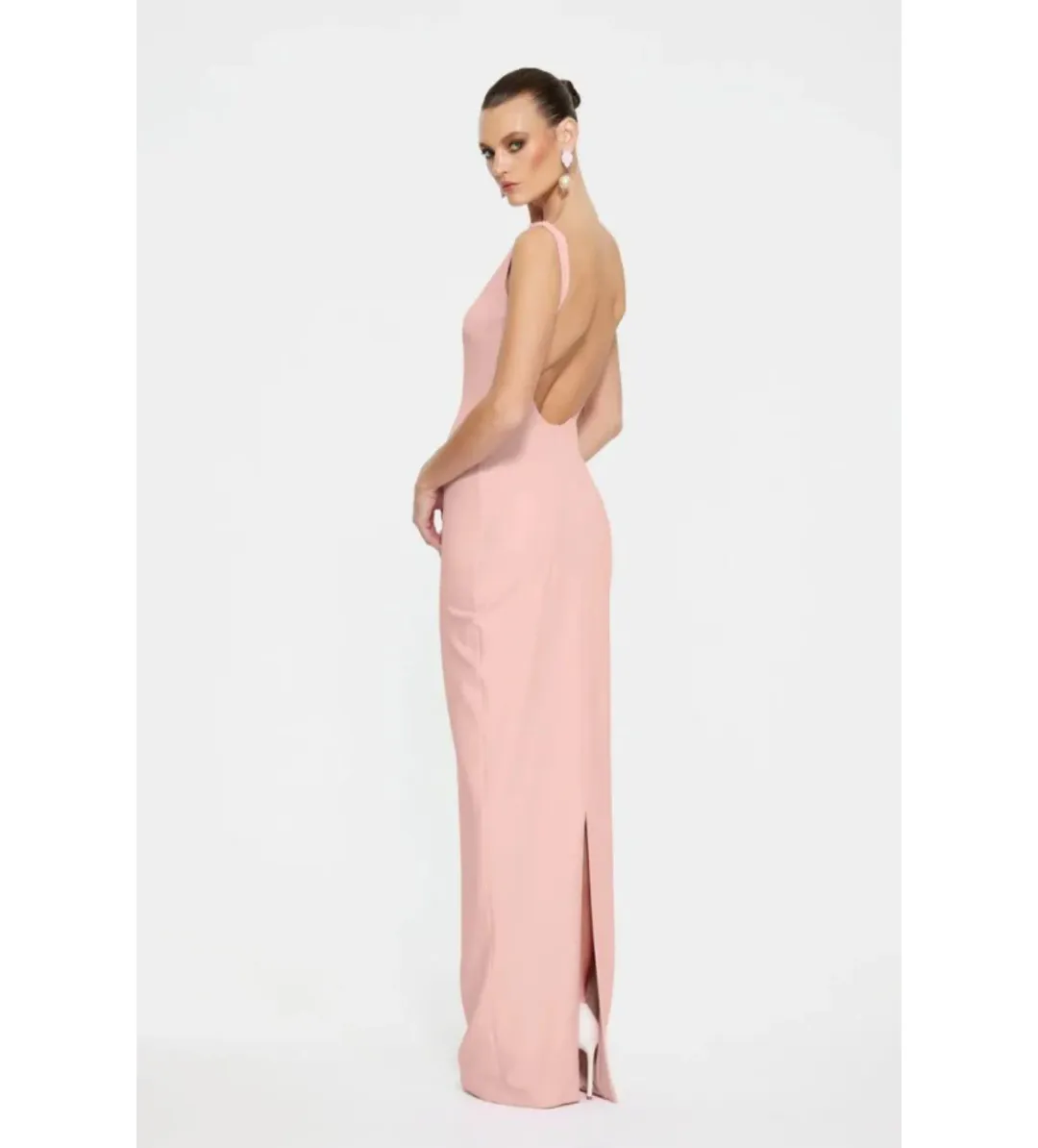 Effie Kats Verona Gown in Blush Size S / AU 8 for rent on The Volte - main image