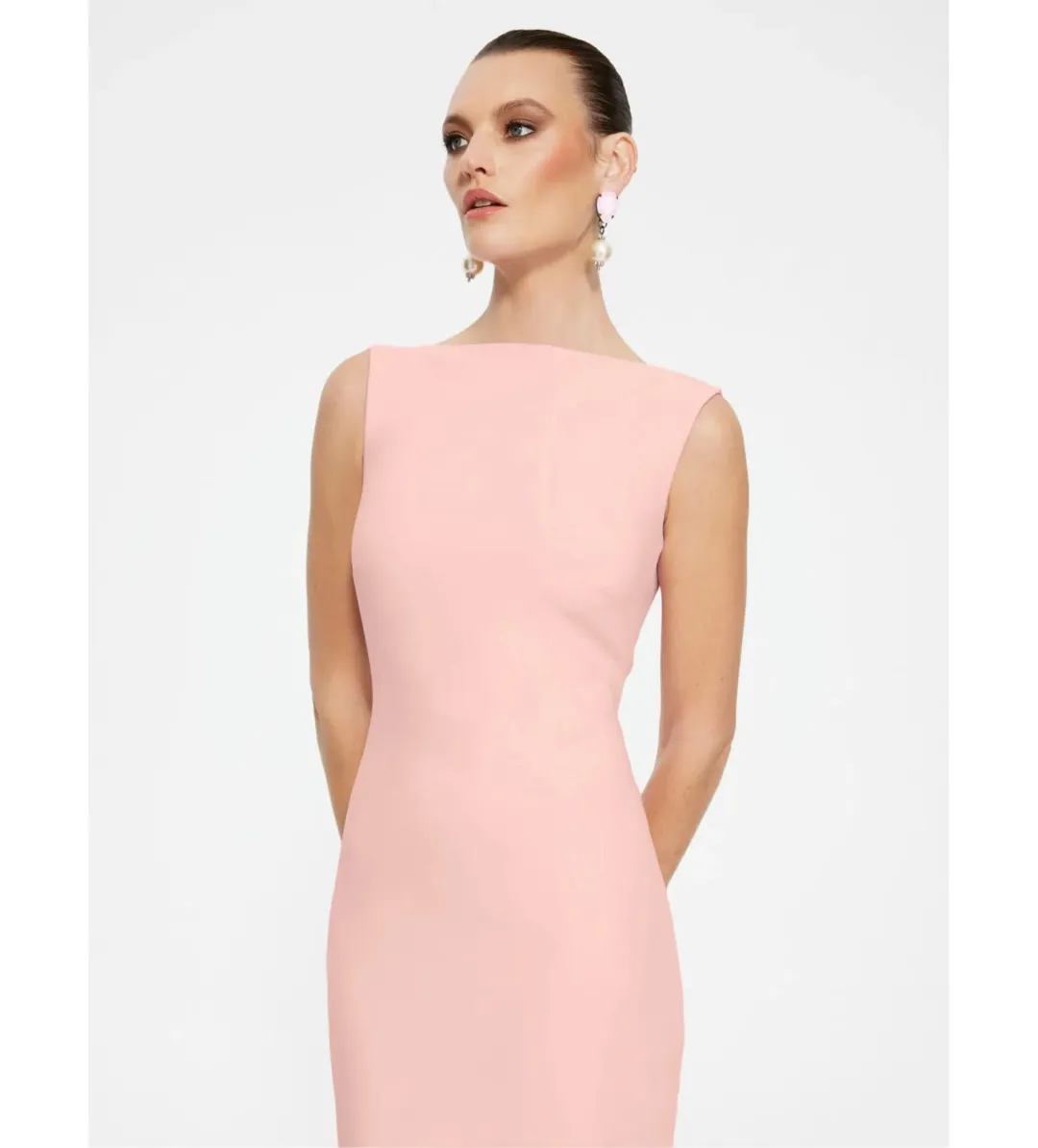 Effie Kats Verona Gown in Blush Size M/AU 10 for rent on The Volte - main image