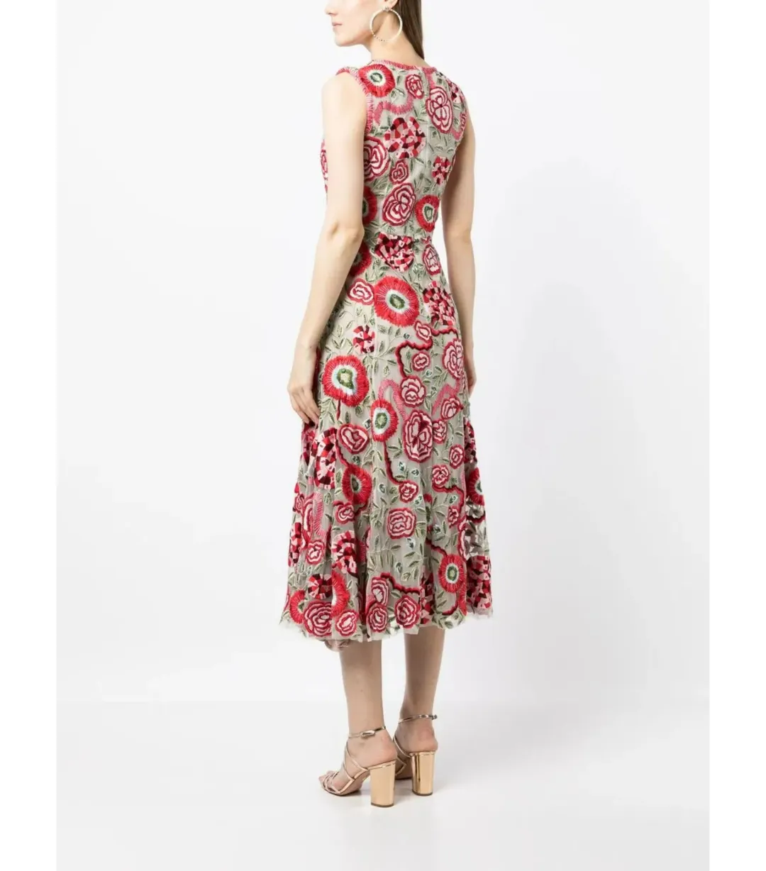 Rachel Gilbert Gigi Midi Dress Multi Size AU 12 for rent on The Volte - main image