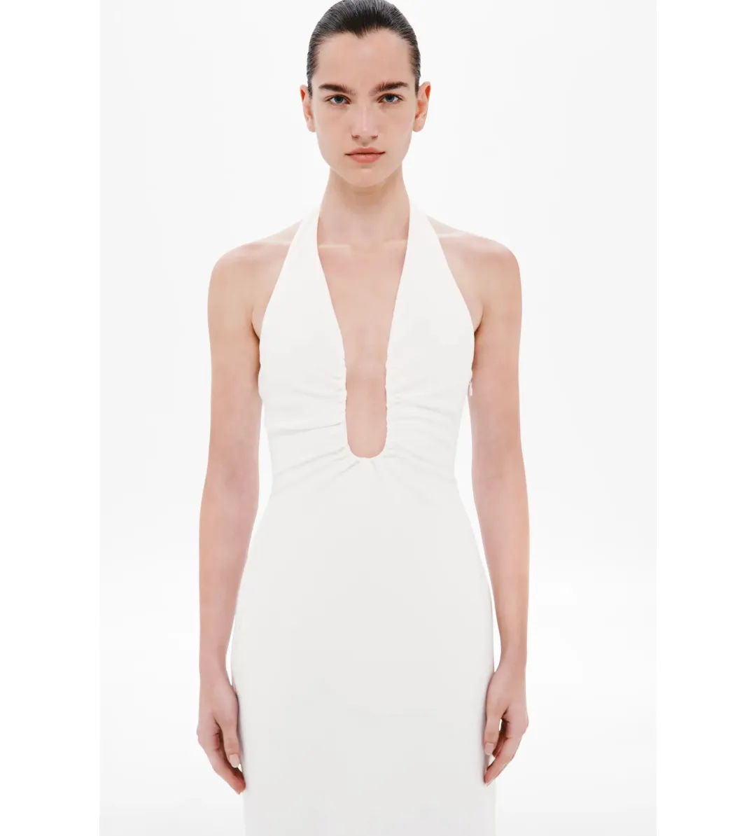 MISHA Alusia Maxi Dress Ivory Size 8/S for rent on The Volte - main image