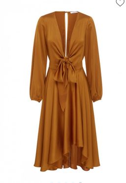 Sheike dress Gold size 6 for rent on The Volte - image 1
