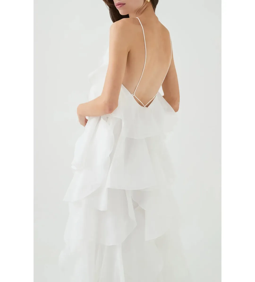 Aje Pandorea Maxi Dress in Ivory Size XXL / AU 16 for rent on The Volte - main image
