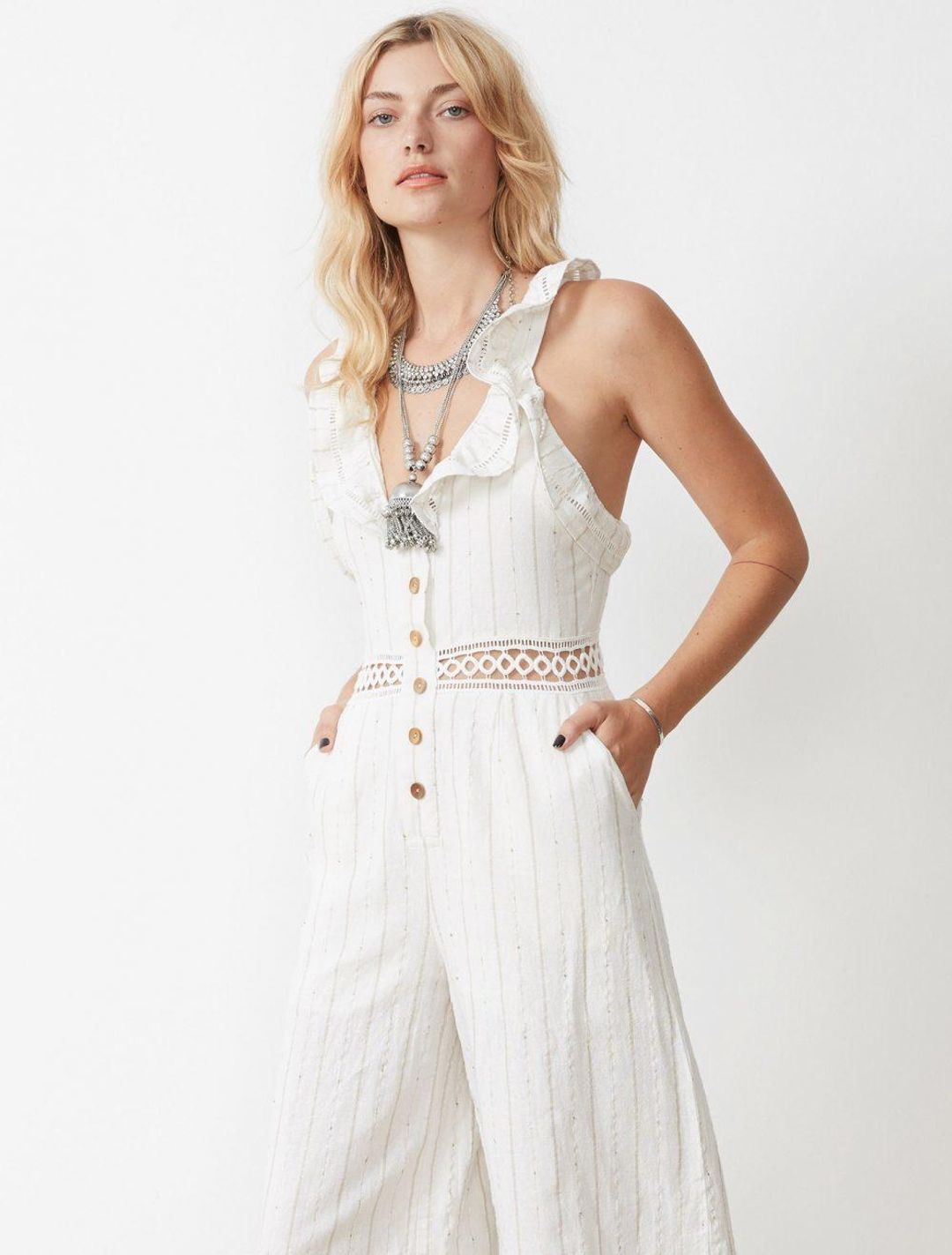 Stevie May Elm Jumpsuit size 10 for rent on The Volte - main image