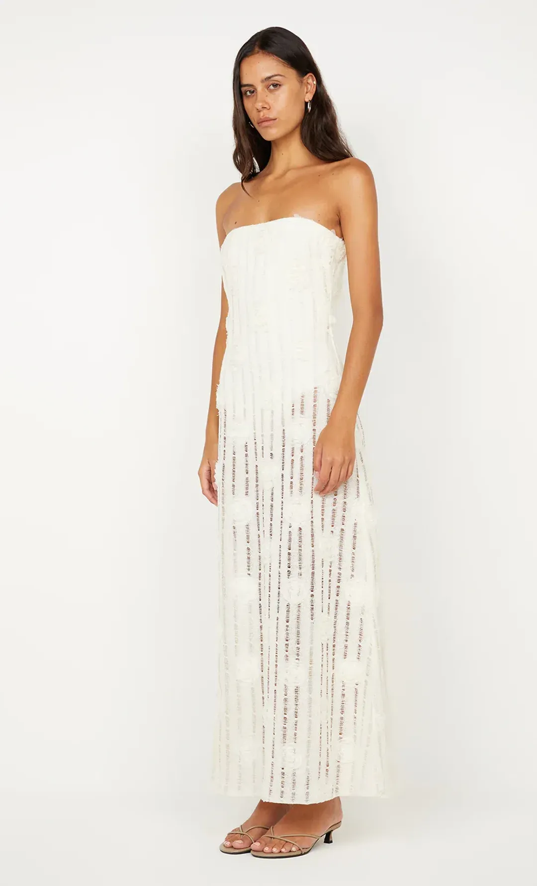 Bec and Bridge Amelie Strapless Dress in Ivory Size 6 for rent on The Volte - main image