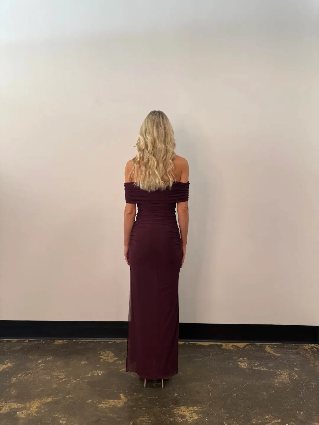 Bec & Bridge Poppy Gathered Maxi Plum Size 8 for rent on The Volte - main image