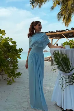 Deme by Gabriella Jasmine Maxi Gown Blue Size 10  for rent on The Volte - image 2
