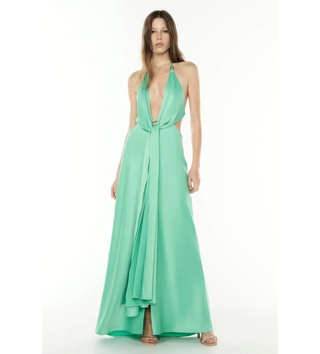 💚 Manning Cartell Evening Trance Slip Dress in Green Size M / AU 10 💚 for rent on The Volte - main image