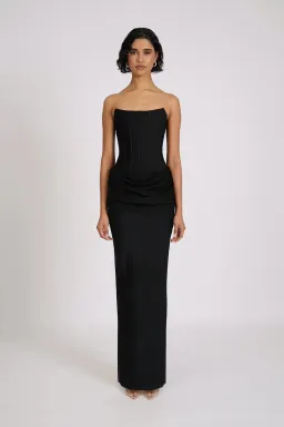 Eliya The Label Hilda Gown Black Size 14 for rent on The Volte - image 1