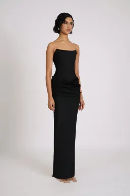 Eliya The Label Hilda Gown in Black Size 8 for rent on The Volte - image 2