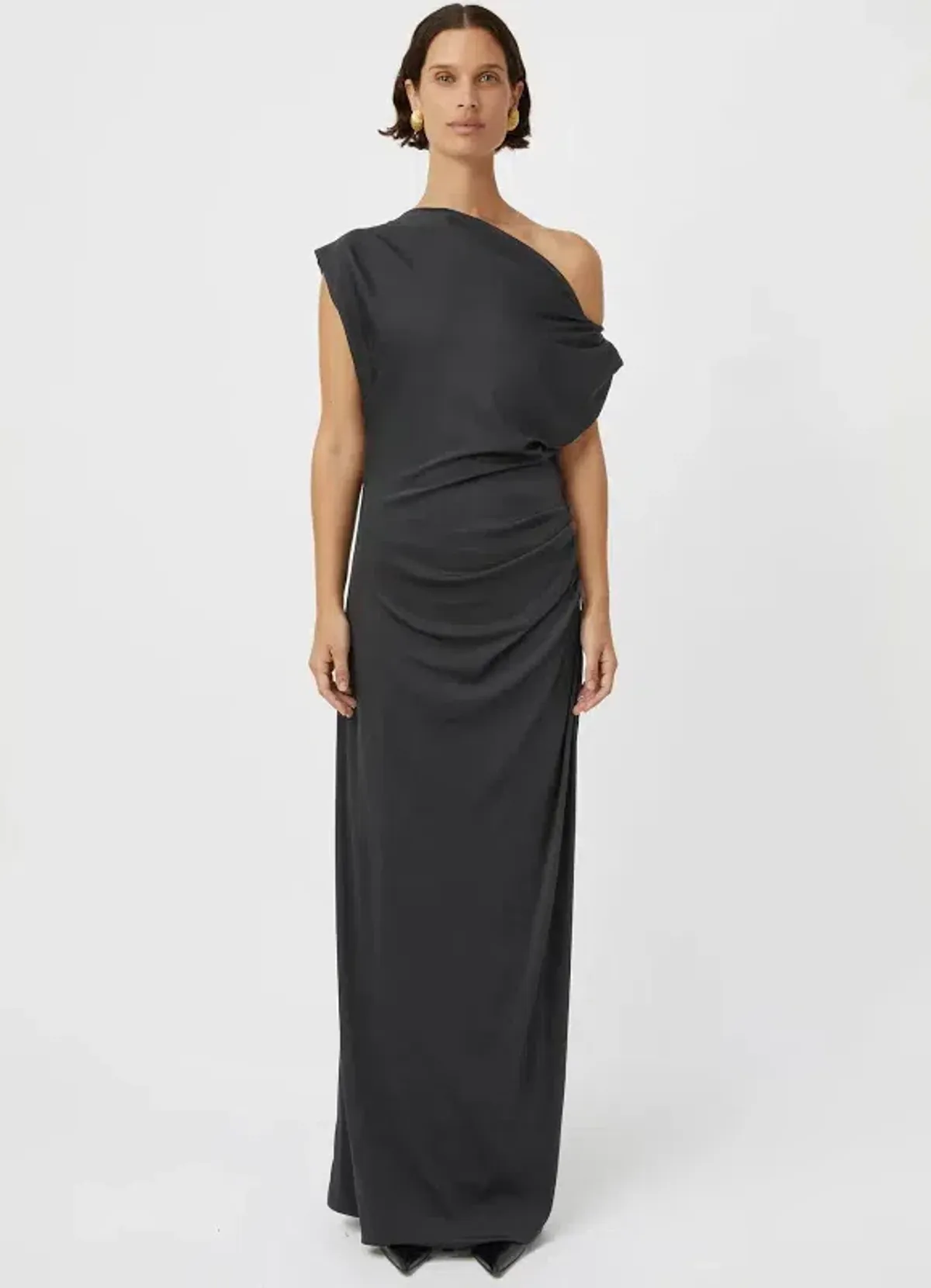 Camilla And Marc Annalise Dress in Charcoal Size AU6 for rent on The Volte - main image