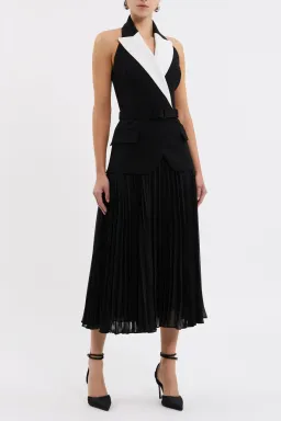 Rebecca Vallance Emma Midi Dress Black Size 10 for rent on The Volte - image 1