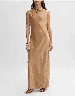 Willow The Celeste Tank Dress Gold Size 8 for rent on The Volte - image 1