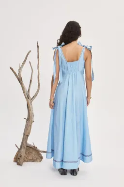 Alemias Donata Ballet Sundress Blue Size 4 for rent on The Volte - image 3