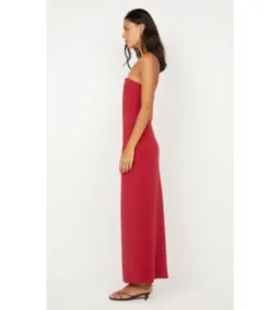 ❤️ Bec & Bridge Rafi Strapless Maxi Dress in Cherry Size AU 8 ❤️ for rent on The Volte - image 2