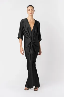 One Fell Swoop Alex Kimono Maxi Obsidian Size AU 10 for rent on The Volte - image 1