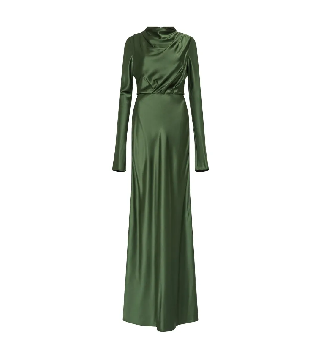 Rachel Gilbert Lucielle Gown Forest Size 8 for rent on The Volte - main image
