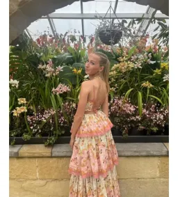 Zimmermann Laurel Frill Midi Dress Floral Size 0 AU 8 for rent on The Volte - image 7