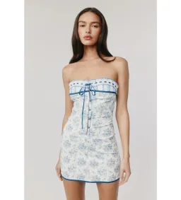 With Jean Sabrin Mini Dress Toile Papillon Size S AU 8 for rent on The Volte - image 6