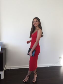 Bec and Bridge Tasha Midi Dress - Red size 6 for rent on The Volte - image 2