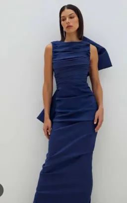 Rachel Gilbert Zora Gown in Stretch Taffeta Size 8 for rent on The Volte - image 1