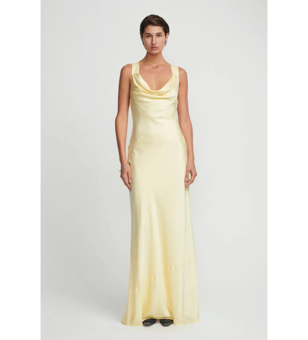 Hansel and Gretel Cameron Maxi Dress in Butter Size AU 14 for rent on The Volte - main image