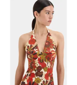Sir The Label Castella Mini Dress Red Floral Rosso Size 1/AU 8 for rent on The Volte - image 2