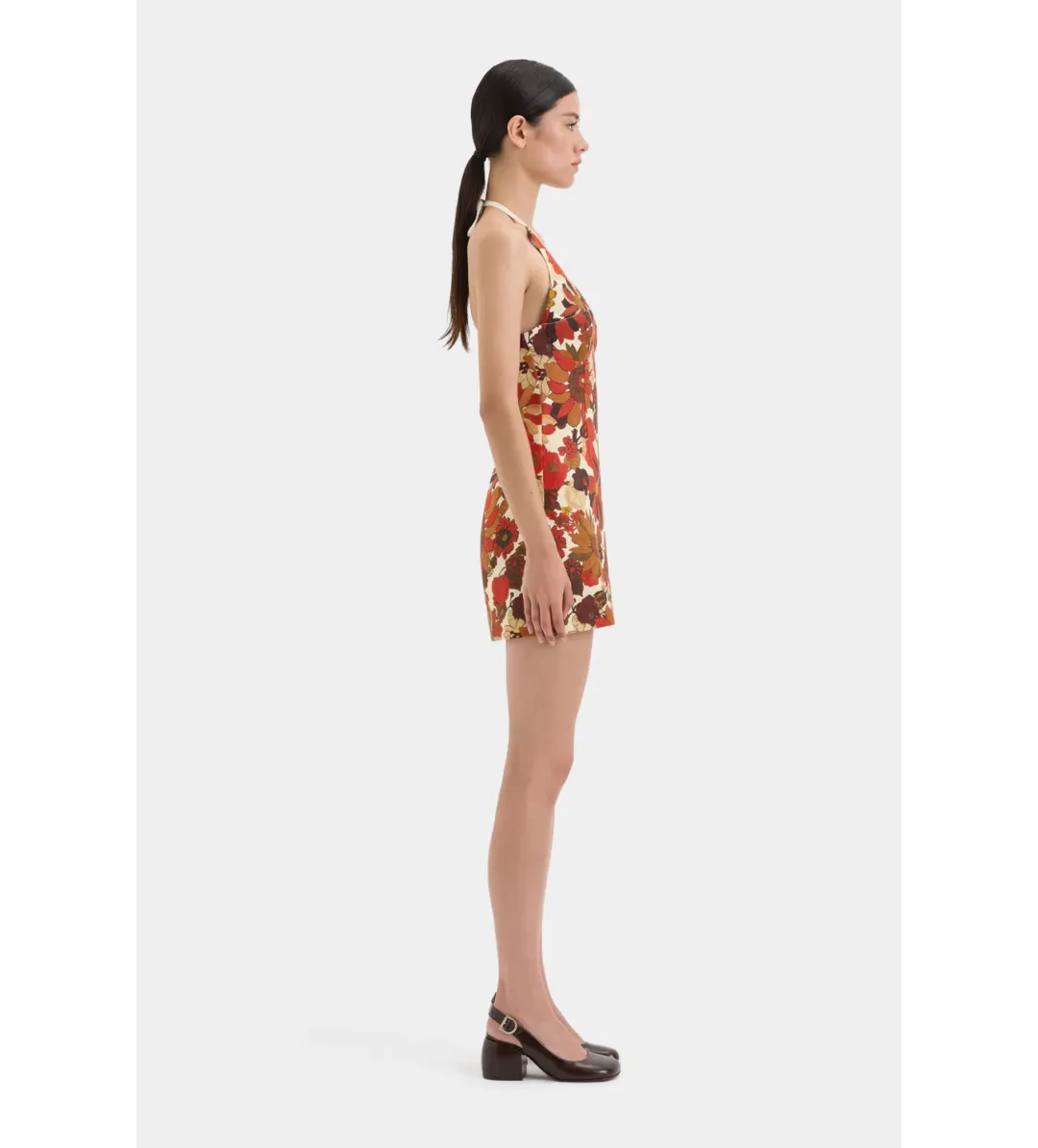 Sir The Label Castella Mini Dress Red Floral Rosso Size 1/AU 8 for rent on The Volte - main image