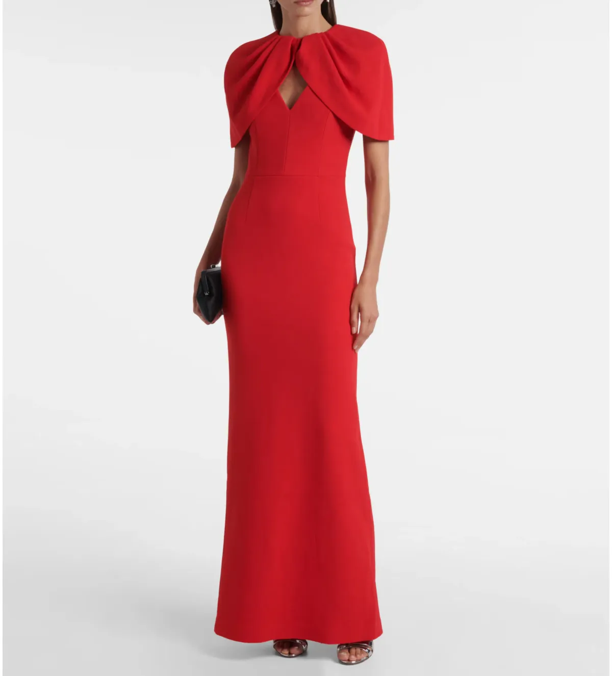 Rebecca Vallance Cameron Gown Maxi Dress in Red Size AU  10 for rent on The Volte - main image