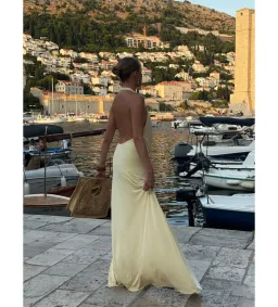 Natalie Rolt Winona Gown Lemon Size 0/AU 6 for rent on The Volte - image 5