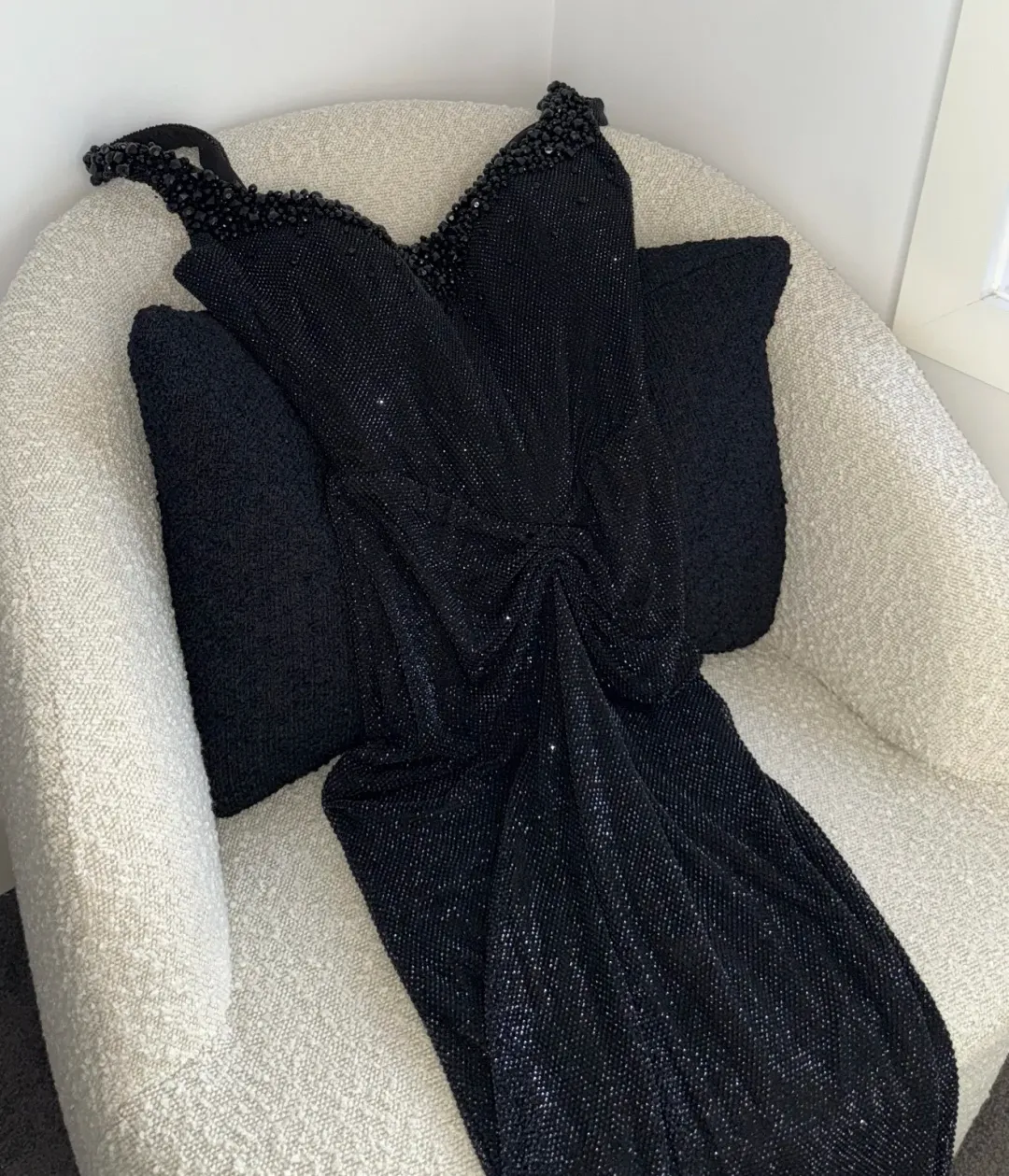 Lirika Vesa Vivienne Gown Black Size 6 for rent on The Volte - main image