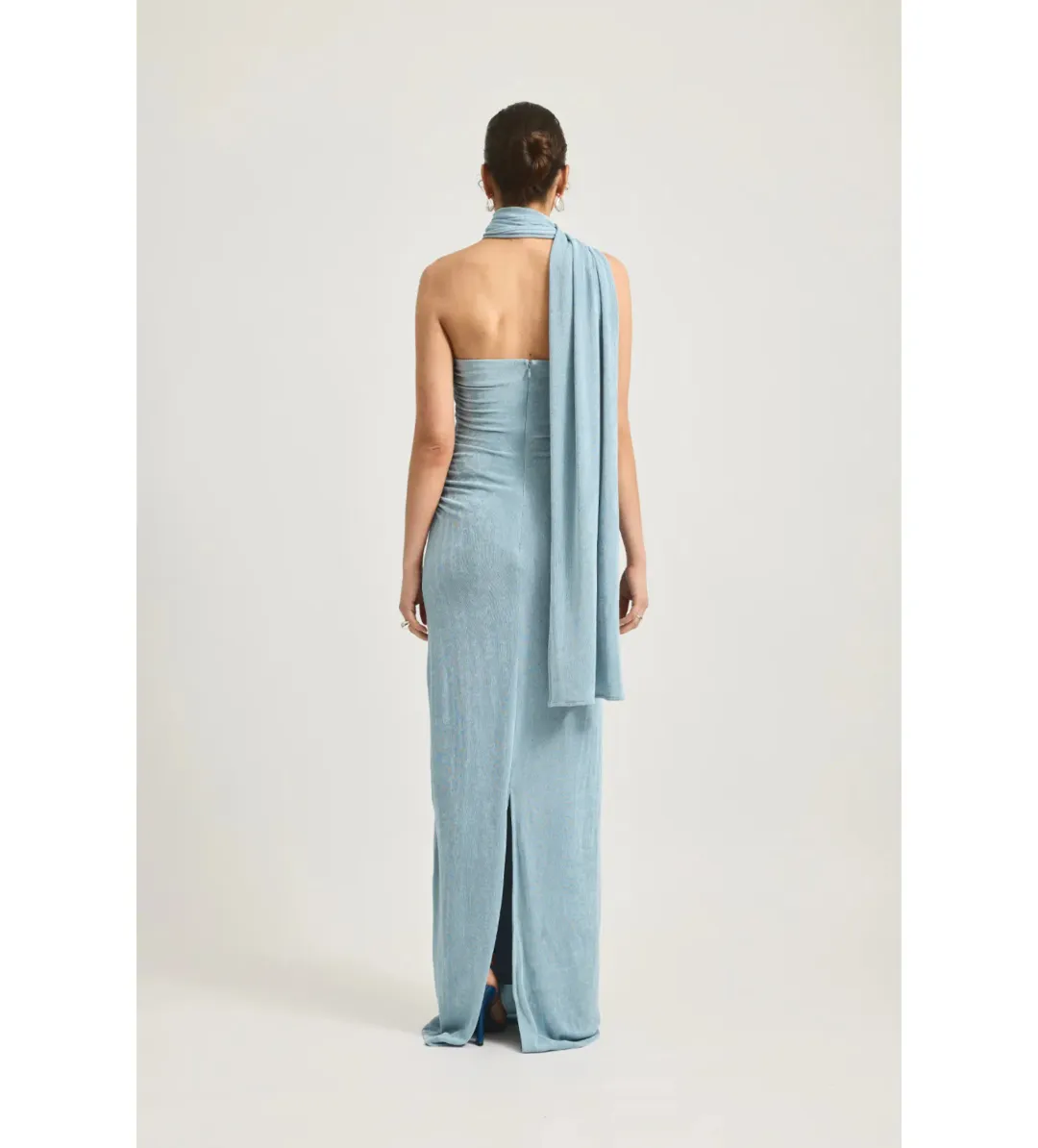 Tojha Iesha Maxi Dress Powder Blue Size 6 for rent on The Volte - main image