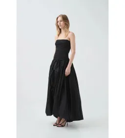 Aje Violette Bubble Hem Maxi Dress Black Size 8 for rent on The Volte - image 3
