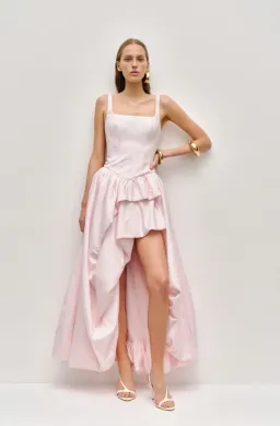 Aje Alani Gown Pink Size AU 8 for rent on The Volte - image 1